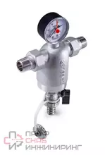 Фильтр с манометром TIM, присоединение - американки 3/4