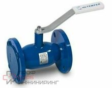 Кран шаровый стальной Temper Ду-150; Ру-16, фланцевый, Ст.20 арт. 28620150, 280мм, (вода, гсм,газ) -40+200, под задвижку