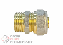 Соединитель VALFEX обжимной с переходом на НР 20 x 1/2" (240/15)