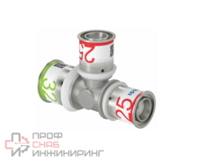 Тройник МП пресс латунь Дн32х25х25 переходной Uponor