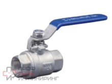 Кран шаровый муфтовый вр-вр DN 32 (1 1/4'') AISI 304