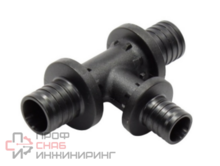 Тройник 25-16-25, WAAG Axial, надв.гильза-надв.гильза, полифениленсульфон