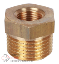 Футорка НР/ВР латунная, Stout 3/8х1/8"