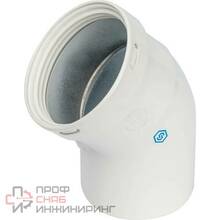 Элемент дымохода отвод Stout 45° п/м D80