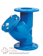 Фильтр сетчатый фланцевый GROSS, чугун, DN 125, PN 16, с магнитной вставкой