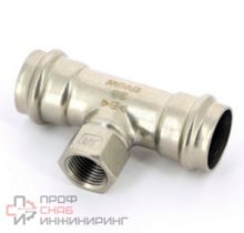 Тройник Prestabo с SC-Contur, ВР, 22x1/2x22 мм Viega