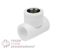 Тройник полипропиленовый комбинированный КОНТУР PP-R D25-3/4" в/р