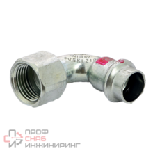 Угольник 90° 15-1/2", Viega Prestabo, 1114.5, пресс-резьба, вн., сталь оцинкованная