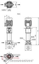 Насос Wilo HELIX V 615-1/25/E/KS/400-50