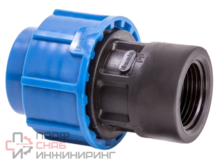 МУФТА ПНД LAMMIN напорная Д- 40*1" внутренняя резьба