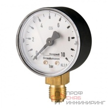 Манометр Honeywell M38K/М подключение cнизу, предел измерения 25 бар