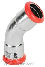 Угольник-пресс MVI 45° оцинкованная сталь Ду22