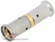 Муфта 26-26, Henco P, 15, пресс-пресс, латунь