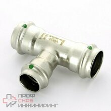 Тройник 22-22-22 Viega Sanpress Inox, 2318, пресс-пресс, сталь нержавеющая