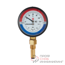 Термоманометр BD ТМТБ 41Р (0-120С) (0-0,4) �Па кл.2,5 G1/2