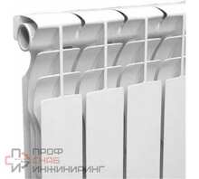 Радиатор Oasis алюминиевый секционный 350/80/6 боковое подключение