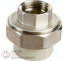 Муфта PP-R сер комб разъем 32х3/4 дюйма ВР 10155220Г 127-1035 Valfex