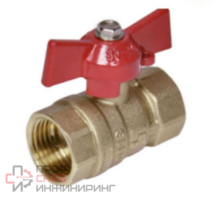 Кран шаровой SantechSystems латунь 11б27п1 Ду15 Ру16 м/м рычаг