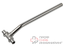 Трубка Т-образная 16-15-16, Sanext, надв.гильза-труба, латунь, l=250