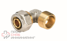 Угольник 90° 20-3/4" Henco A 5 обжим-резьба наружная латунь