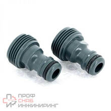 Переходник Rehau, 3/4' (26,5 мм) для подкл к резьбе пластик 2 шт в блистере