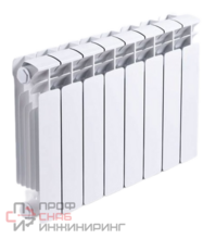 Радиатор биметаллический Rifar Base Ventil 500/7, левое подключение (без H-образного узла)