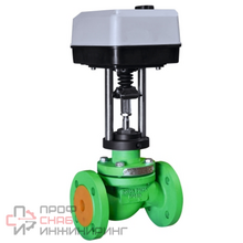 Регулирующий клапан Аста Р223 ТЕРМОКОМПАКТ с электроприводом ЭПА-0,6-220B DN25 PN25