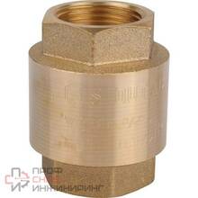 Обратный клапан пружинный муфтовый с пластиковым седлом STOUT SVC DN32