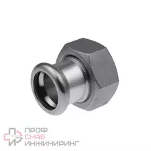 Соединитель с накидной гайкой KAN-Therm Inox -28xRp11/4 ВР х press