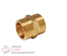 Ниппель латунный Unipump 1" нр х 1.25" нр