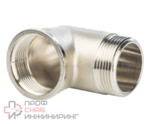 Угольник НВ никелированный 1 1/4", Stout