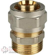 Переходник Stout с наружной резьбой обжимной тип SFS-0001 26х1"