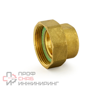 Соединение с накидной гайкой ВВ 1"х1 1/2" с плоской прокладкой