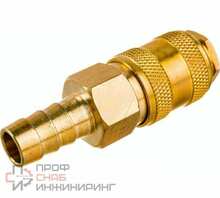 Разъемное соединение ECO быстросъем МАМА елочка 12 мм латунь AB-F/E12