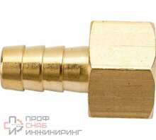 Переходник ECO внутренняя резьба G1/2 елочка 12 мм латунь AB-FT12/E12