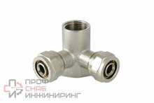 Водорозетка Valtec, 16x1/2 обжимная проходная