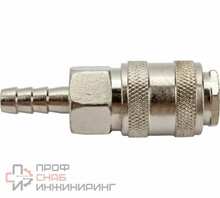 Разъемное соединение ECO быстросъем МАМА елочка 8 мм сталь AS-F/E08