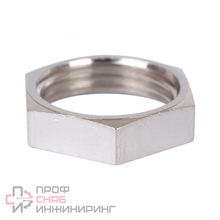 Контргайка General Fittings 2600 1/2" резьба, вн., латунь никелированная