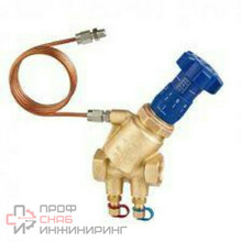 Клапан балансировочный CIM 718LP автомат. 1/2" измер. ниппели и импульс. трубка, Kvs 4.1