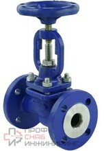 Клапан запорный сальниковый DN.ru VSO2130M-F-S Ду25 Ру40, фланцевый, корпус - сталь GS-C25, уплотнение - металл, управление - штурвал