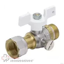 Кран для манометра Aquasfera латунь 1125 Standard G1/2"-М20х1,5 Ру40 р/нак/г 1125-03