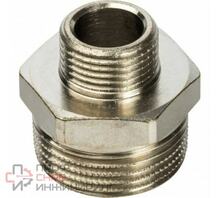 Ниппель Stout НН переходной никелированный 3/4"х3/8"