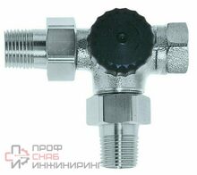 Клапан термостатический трехходовой Imi heimeier для двухтрубной системы резьба Rp 1' x R 1/2' x R 1/2