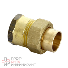 Разъемное соединение с переходом на резьбу, с плоским уплотнением DN22х3/4", модель 94340G