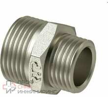 Ниппель РосТурПласт переходной НР 2"х1 1/4" никель RTP