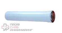 Дымоход Концентрическая дымовая труба Wolf DN60/100 L:500 мм для CGG /FGG