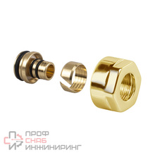 Фитинг SR Rubinetterie для многослойной трубы Ø 11,5/12-16 x 24/19 цвет золото