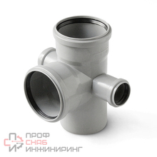 Крестовина PRO AQUA 2-х плоскостная (Полипропилен) 110x50x50x110/87,5