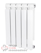 Радиатор биметаллический Stout STYLE 500 8 секций (1360 Вт, Италия)