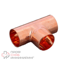 Тройник медный прямой 18x18x18, модель 95130